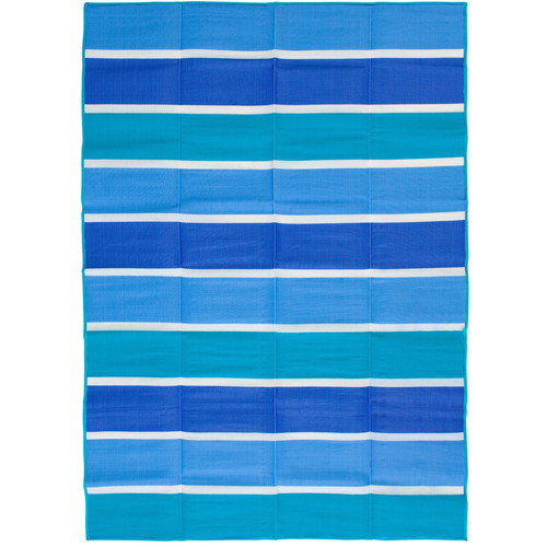 Aqua blue beach mat - aqua,