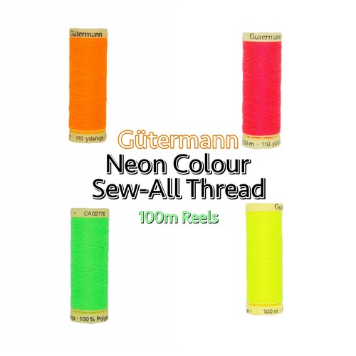Neon gütermann thread 100m - neon,