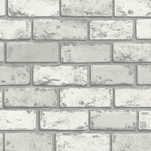 Arthouse metallic silver white - silver,