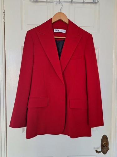 Red blazer zara - red,
