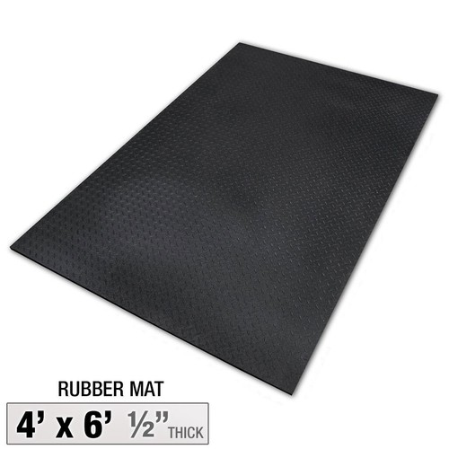 Rubber flooring 1 2 - x, 6'