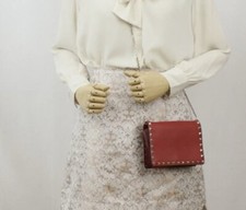 All Over Chain Leather Handbag