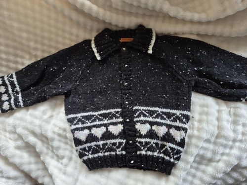 Handknit fairisle cardigan - handknit,