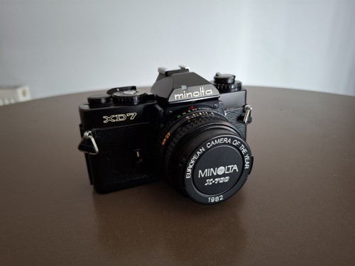 Minolta xd7 black 35mm - minolta,