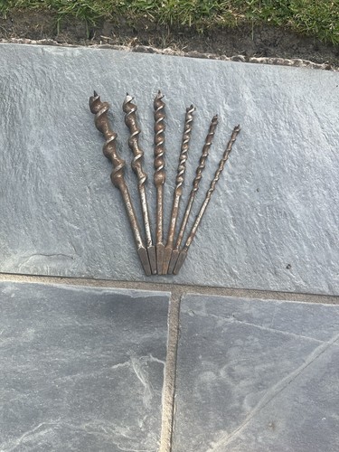 Hand brace wood drill bits - bits, 6