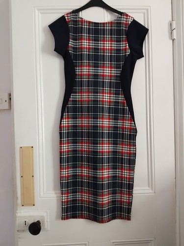 Quiz tartan bodycon dress - quiz,