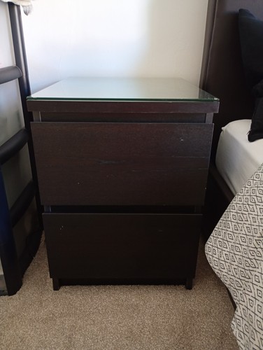 Ikea bedside table drawer - table, 2-drawer