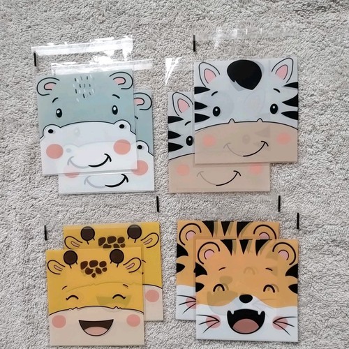 Set eight jungle animal - of,