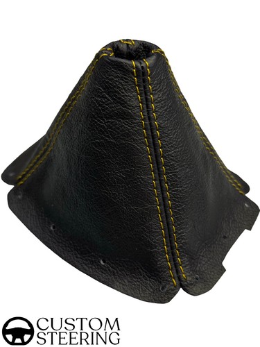 Black leather gear gaiter - leather,