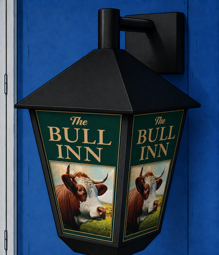 The bull inn large wall - the,