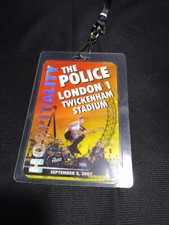 The Police Pass 2007 Twickenham Stadium, London Night One Hospitality