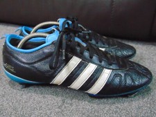 Adidas adiPURE IV TRX SG Soft Ground Leather Football Boots Size UK 10 in Black