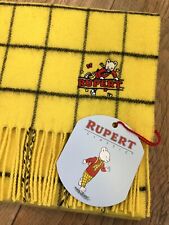 Rupert Bear Lambswool Logo Scarf