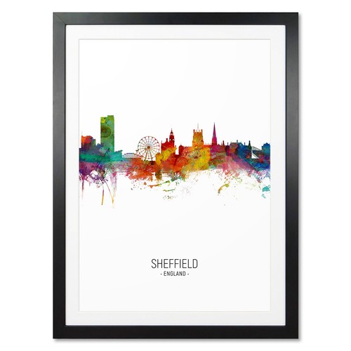 Sheffield skyline poster - skyline,,