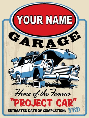 Personalised customised garage - personalised,