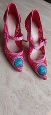 LADIES Zara Pink Blue Crochet