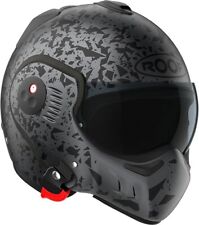 Roof RO5 Boxer Alpha Blackstar Flip Up Modular Motorcycle Helmet - Matt Graphite