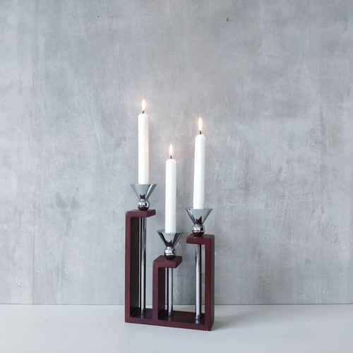 Vintage 00s chunky wood - , chrome