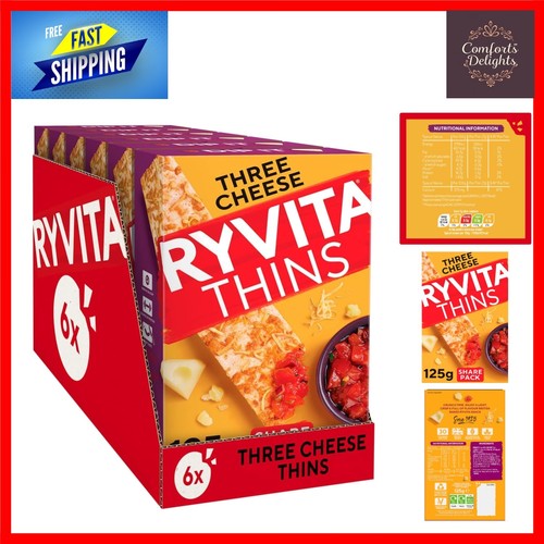 Crispy three cheese thins - three,