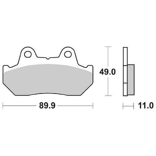 Brake pads sbs - pads, for