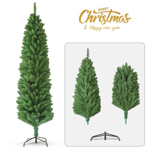 Slim christmas tree green - christmas,