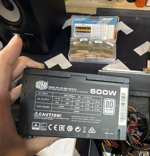 Cooler master 600w atx psu - master,