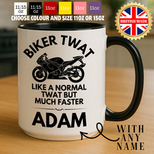 Funny Biker Mug Personalised