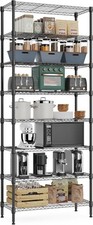8 Tier 2000 lbs Storage Rack Metal Wire Shelving Unit, Storage Standing Shelf