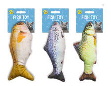 Plush Cat Toy Fish With Catnip Kitten Toy