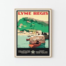 Lyme Regis Vintage Travel