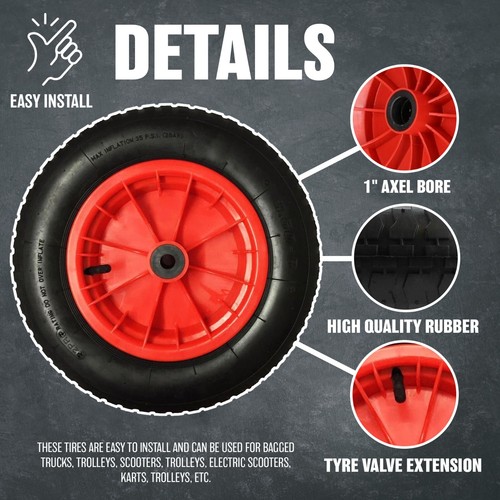 Red sack truck trolley - red,