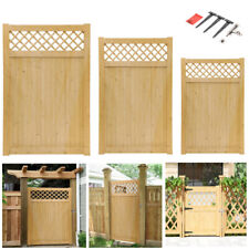 Large Wooden Garden Gate Pine Wood Gate Pedestrian Gate Door Free Fitting Kit