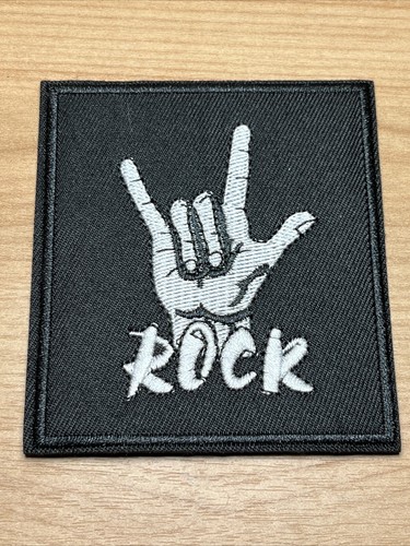 Sew iron patch rock - iron,