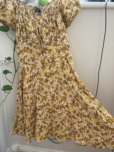 Boohoo yellow floral off - yellow,