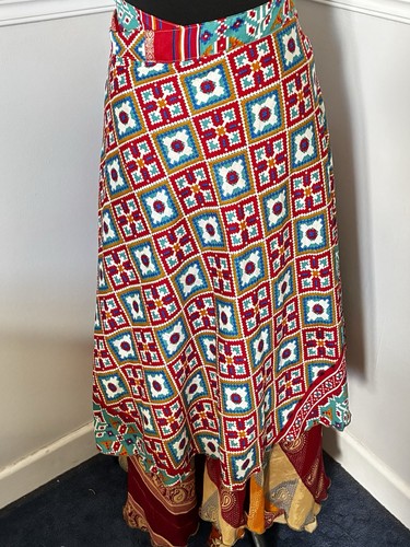 Reversible recycled sari - reversible, wrap
