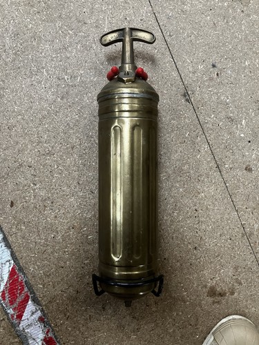 Vintage brass pyrene fire - vintage,