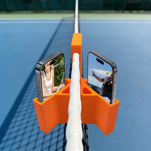 Tennis net phone - tennis, holder