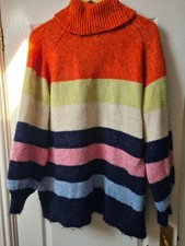 NEXT Ladies Stripy Roll Neck