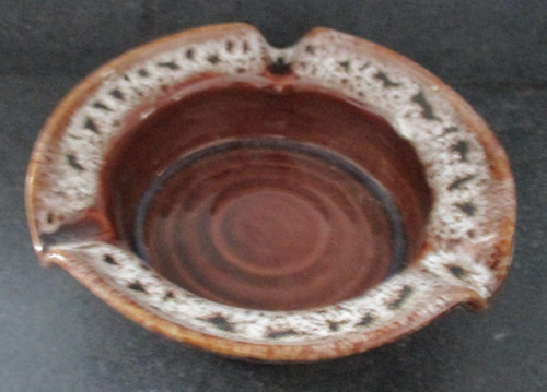 Large vintage brown - large, drip