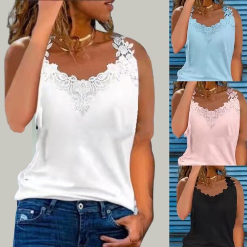 Ladies summer lace blouse vest - summer,