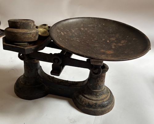 Antique weighing scales good - weighing,