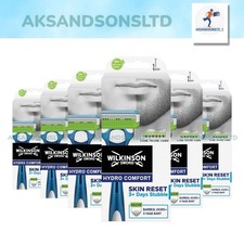 6  X Wilkinson Sword Hydro Comfort Skin Reset 3 + Days Stubble Handle +1 Blade
