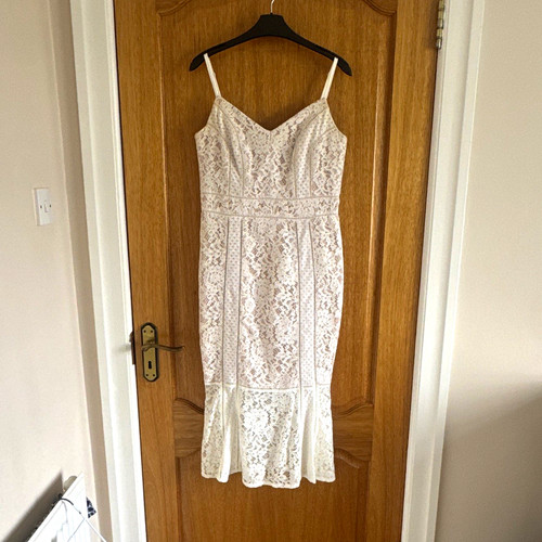 Début white lace - white,