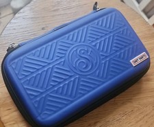 Shot Darts - Blue Tactical Zip Shell Darts Case - Holds 2 Made Up Sets RRP £30