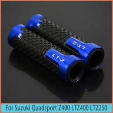 7/8" 22mm CNC Handle Bar Gel Hand Grips For Suzuki Quadsport Z400 LTZ400 LTZ250