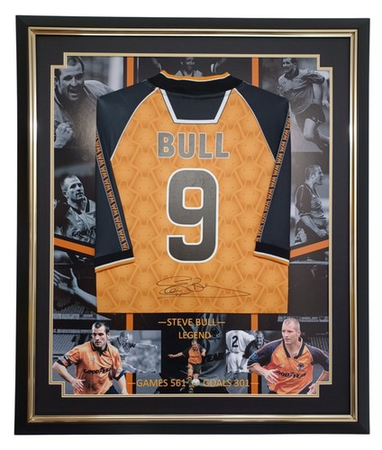 Framed wolves steve bull - steve,