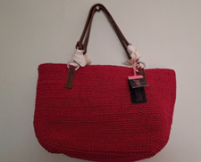 Jones Demi Red Handbag Woven