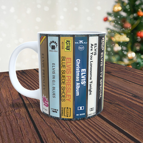 Elvis presley cassette mug - presley,