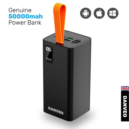 Power bank 50000mah portable - power,
