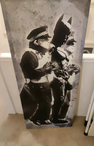 Banksy canvas wall art - canvas,